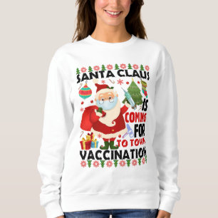 Santa Vaccination Kommer till Town T Shirt