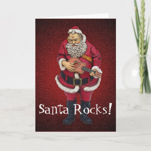 Santa vaggar julkortet helgkort