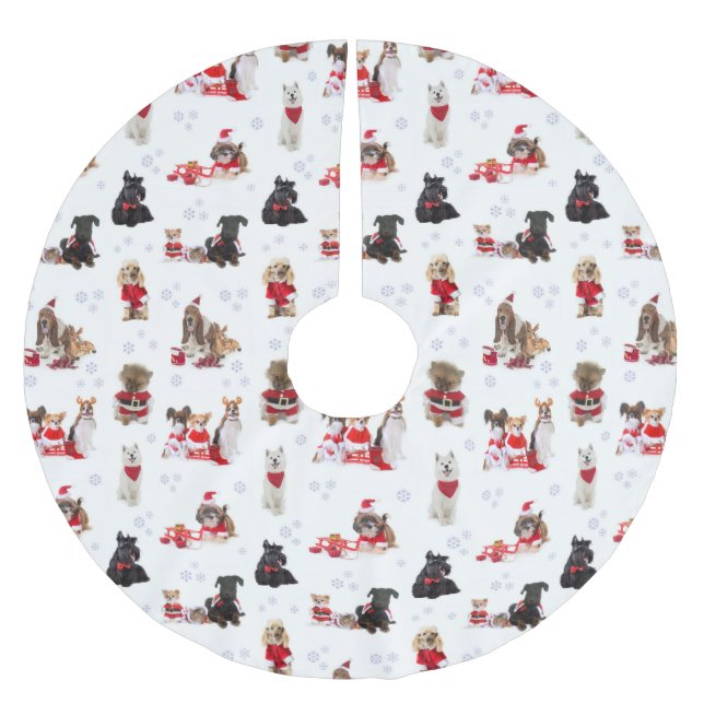 SANTA VALPS JULGRANSMATTA BORSTAD POLYESTER (Framsidan)