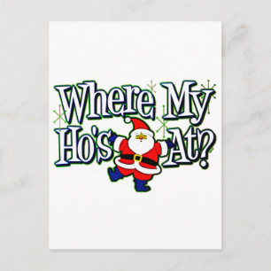 Santa var min hos at.png helg vykort