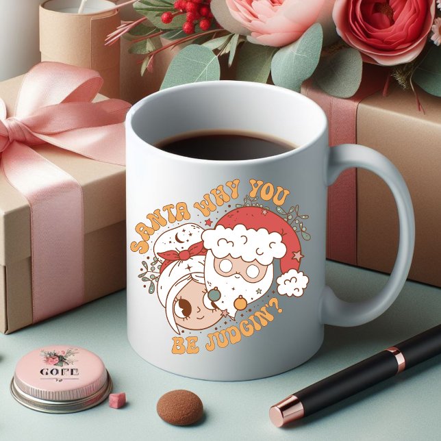 Santa Varför du är Judgin Coffee Mugg (Skapare uppladdad)