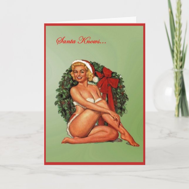 Santa vet… helgkort (Framsida)