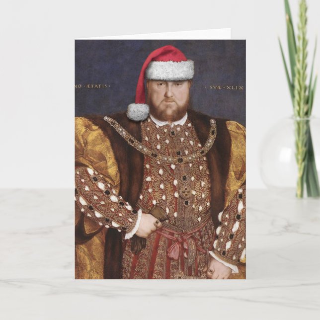 Santa VIII-hälsningskort Helgkort (Framsida)
