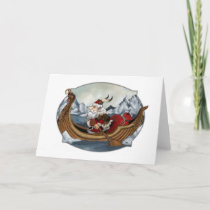 Santa Viking Helgkort