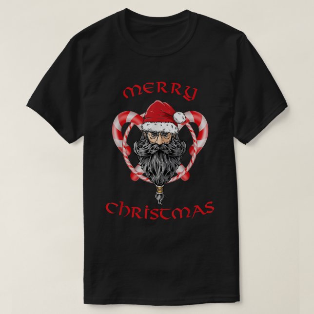 Santa Viking jul Jultomten T Shirt (Design framsida)