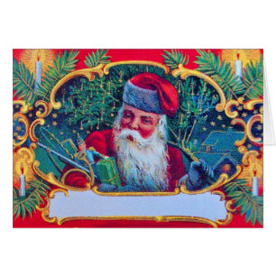 SANTA VINTAGE HÄLSNINGSKORT