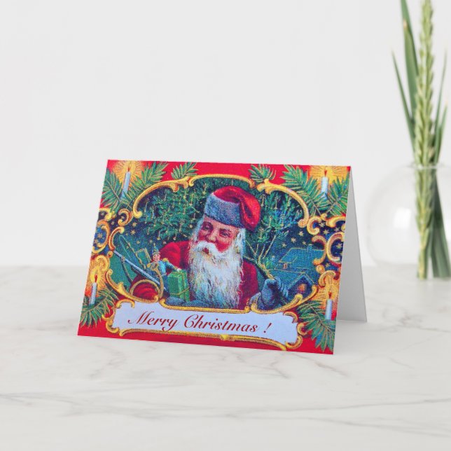 SANTA VINTAGE HELGKORT (Framsida)