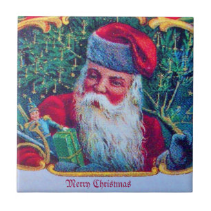 SANTA VINTAGE KAKELPLATTA