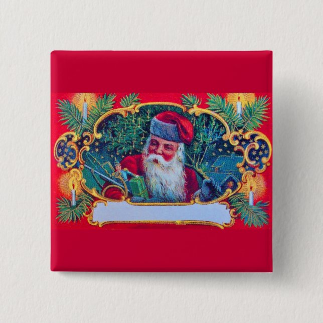 SANTA VINTAGE KNAPP (Framsida)