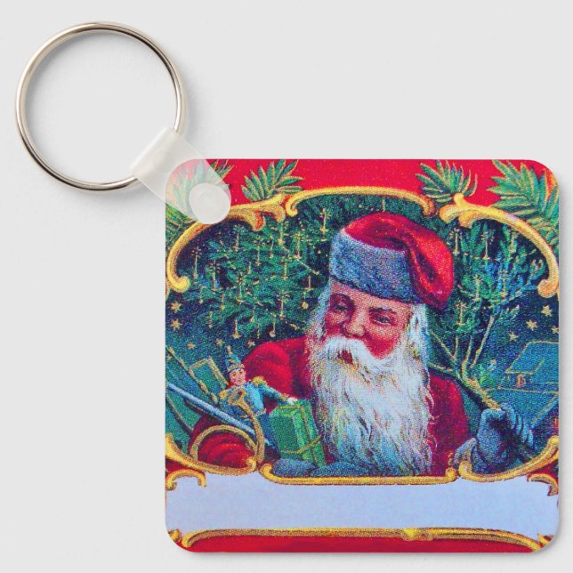 SANTA VINTAGE NYCKELRING (Framsida)