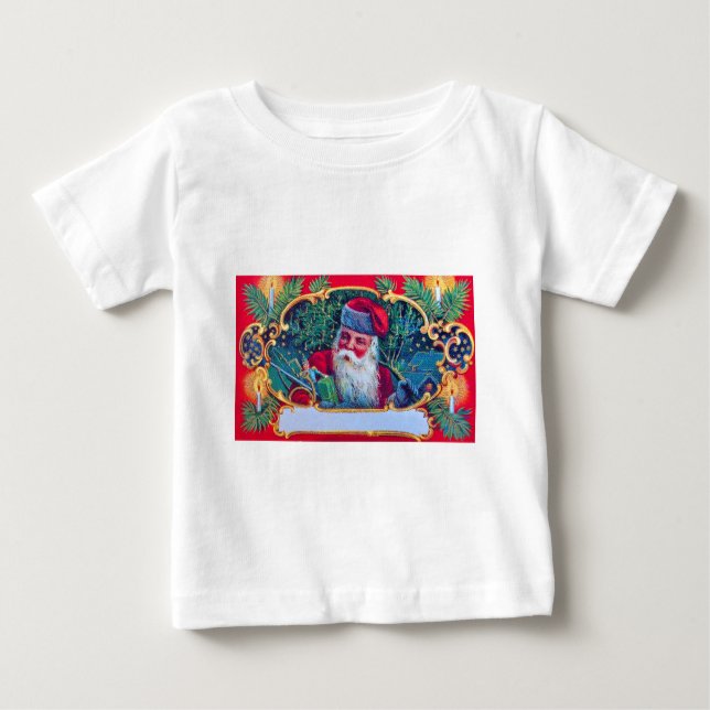 SANTA VINTAGE OCH CHRISTMAS GIFTS TEE (Framsida)