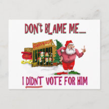 Santa w/Elves för hyra/politiskt skämt
