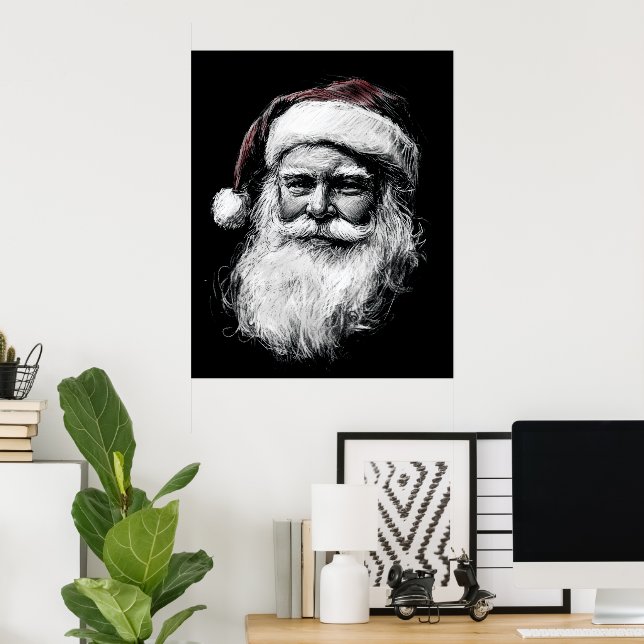 Santa Wall Art Poster (Hemmakontoret)