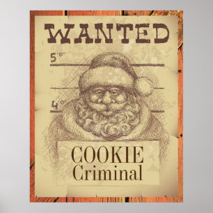 Santa Wanted Poster