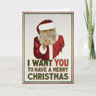 Santa Wants, du ska ha God jul Helgkort