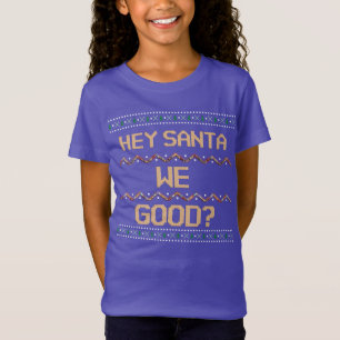 Santa We Bra? Ugly jul Shirt Roligt T Shirt