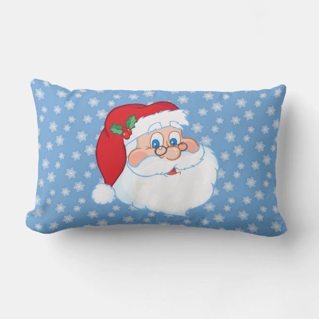 Santa Wearing Glass Pillow Lumbarkudde (Framsida)