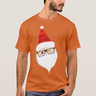 Santa Wearing Glass Winking Santa 1 T Shirt