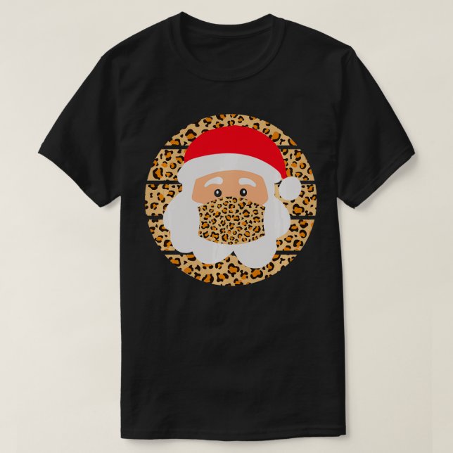 Santa Wearing Mask Santa Quarantine jul Le T Shirt (Design framsida)