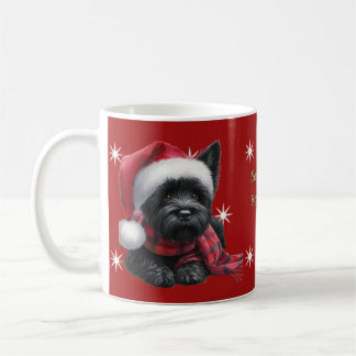 Santa Westie Jul Mugg