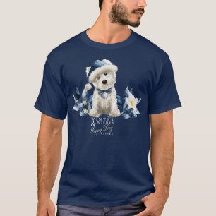 Santa Westie  T Shirt
