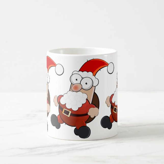 Santa White Coffee Mugg (Center)