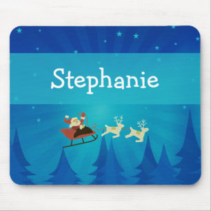 Santa Winter Scene Mousepad Musmatta