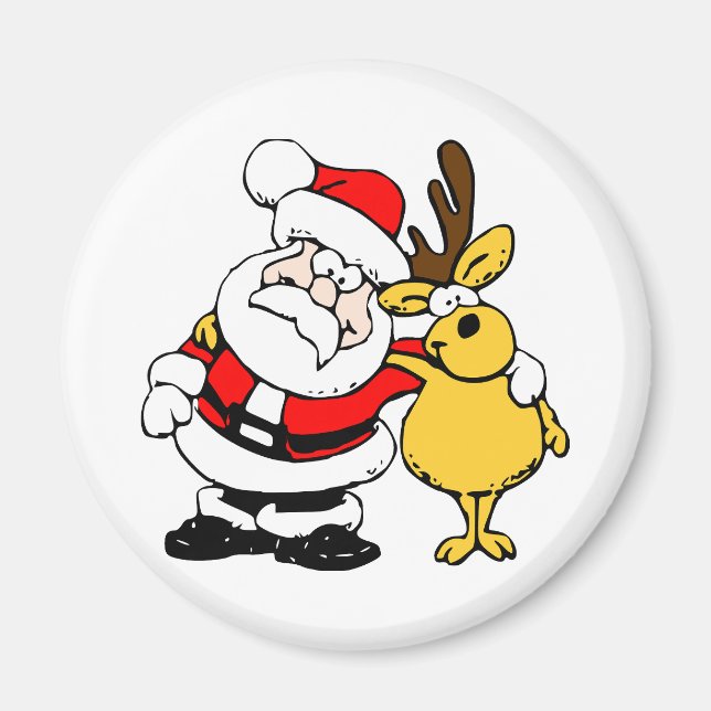 Santa With Hjort Magnet (Framsidan)