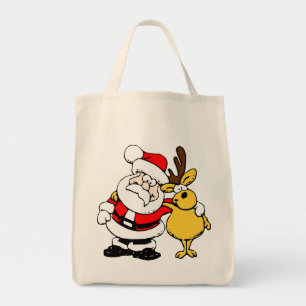 Santa With Hjort Tygkasse