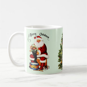 Santa With Leksak God jul Kaffemugg