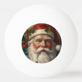 Santa With Mistletoe Pingisboll