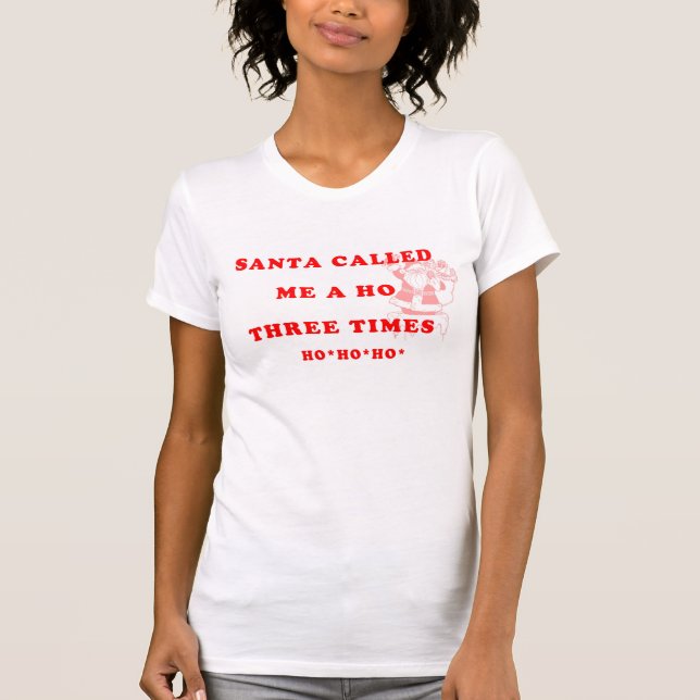 Santa Women's Jersey T-Shirt (Framsida)