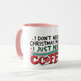 Santa Works One Day Mugg