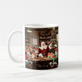 Santa Workshop Helgdag Kaffemugg