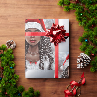 Santa Wrapping Papper Presentpapper