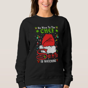 Santa Xmas Pyjamas Var Snäll Mot Kocken Jul P T Shirt
