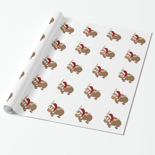 Santa Yak Presentpapper (Utrullad)