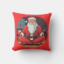 Santa Yoga Dekorativ kudde