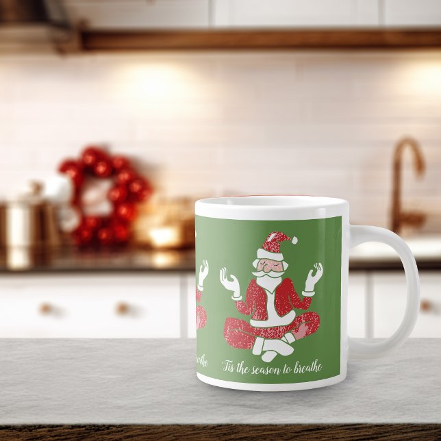 Santa Yoga | Jumbo Mugg (Santa Yoga | Jumbo Mug)