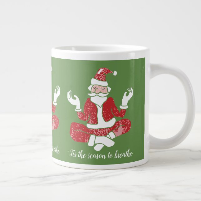 Santa Yoga | Jumbokopp Jumbo Mugg (Höger)