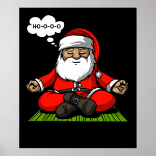 Santa Zen Yoga Meditation-jul Poster