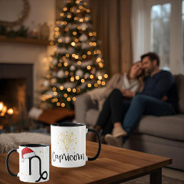 Santa Zodiac Capricorn Mug Mugg