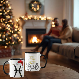 Santa Zodiac Fiskarna Mugg
