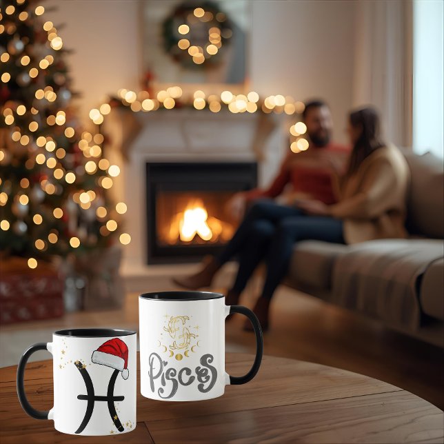 Santa Zodiac Fiskarna Mugg (Skapare uppladdad)