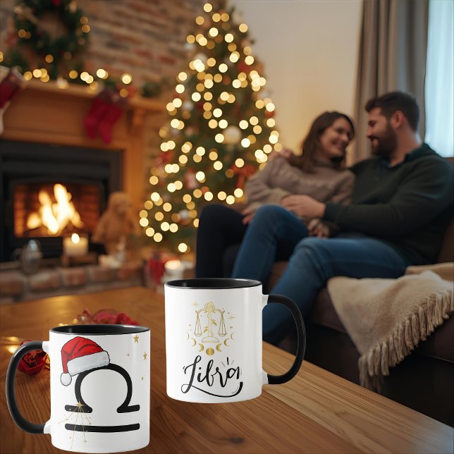 Santa Zodiac Libra Mug Mugg (Skapare uppladdad)