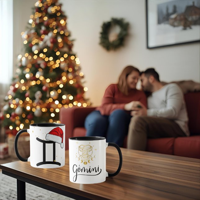 Santa Zodiac Tvillingarna Mugg (Skapare uppladdad)