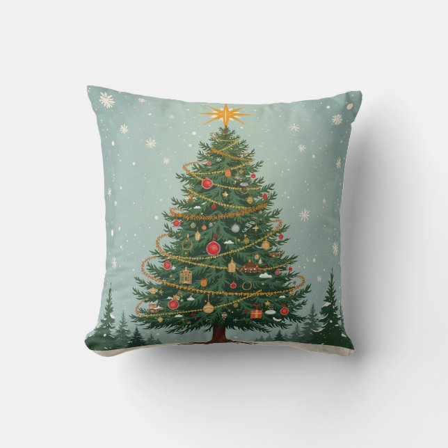 SantaClaus Cushion Pillow-jul Kudde (Framsida)