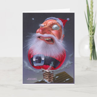 santaclause_chimney helgkort