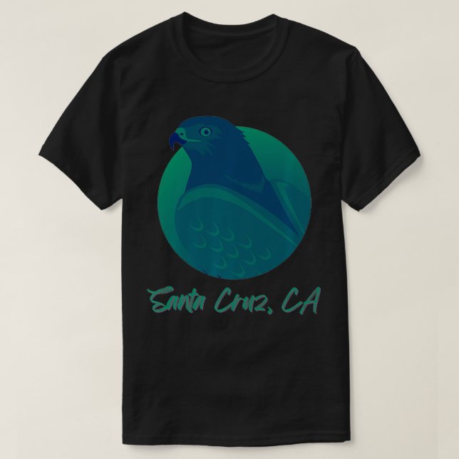 SantaCruz CA Osprey Sea Green Raptor Ocean Bird au T Shirt (Design framsida)