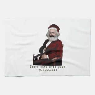 SantaKarl MarXmas Kökshandduk